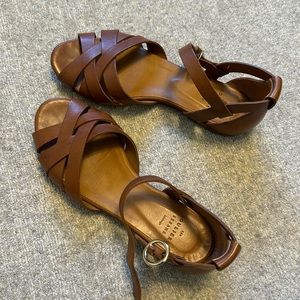 Sezane leather sandals